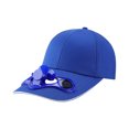 thumbnail image 2 of QualitChoice Fiber Solar Powered Fan Hat Durable Versatile Portable Convenient For All Activities Solar Fan Cap blue, 2 of 6