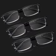 5 Pack Reading Glasses for Men Women Blue Light Blocking Semi-Rim Lightweight Metal Hinge Business Style for Office Conference Reading