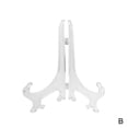 thumbnail image 1 of Clear Plastic Plate Photo Display Stand Picture Frame Holder Easel 3"4"5" C1L9, 1 of 9