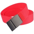 thumbnail image 2 of Three Generations Of Metal Plate Buckle Casual Men'S Belt Durable Nylon Belt, 2 of 4