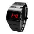 thumbnail image 4 of Watch Heavy Duty Electronic Date Simple Week Alloy Wrist Watch Black red light, 4 of 7