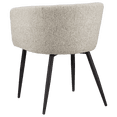 thumbnail image 3 of Bouclair Beige Fabric and Metal Accent Chair, 3 of 5