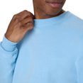 thumbnail image 4 of Hanes Mens EcoSmart Fleece Crewneck Sweatshirt, 2XL, Light Blue, 4 of 7