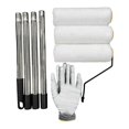 thumbnail image 4 of twisto 1 Piece Paint Roller Paint Roller Kit Extension Pole Frame Covers Wall Painting Application Brush Stainless Steel Lightweight Comprehensive Suitable for Home Kitchen Bathroom 4 Segments, 4 of 8