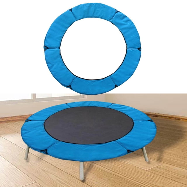 Tapis de Remplacement pour Trampoline Rembourrage de Sécurité Tapis de Sécurité Housse de Ressort Bleu 1,2 m