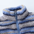 thumbnail image 4 of MIASHUI Vestes d'Hiver pour Enfants Garçons Filles Col Montant à Fermeture Éclair, Marine, 3-4 Ans, 4 of 7