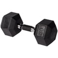 thumbnail image 1 of PRISP Haltère Hexagonal en Caoutchouc - Poids à Main en Fonte pour Gym à la Maison, Exercice et Mise en Forme avec Poignée en Caoutchouc; Vendu à l'Unité, 1 of 5