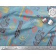 thumbnail image 3 of Soimoi polyester Crepe Fabric Vegetables,Jar & Cups Fabric Prints By Yard 52 Inch Wide, 3 of 3