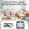 thumbnail image 3 of Chaise Haute pour Bébé 7-en-1 Convertible – Chaise d'Alimentation pour Nourrisson Réglable avec Siège Rehausseur, Inclinaison, Plateau Amovible, Coussin Lavable à la Machine, Harnais à 5 Points, Portable, Chaise pour Bébé Facile à Plier (Bleu Foncé), 3 of 11