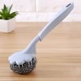 thumbnail image 1 of Fridja Brosse à Billes pour Laver les Casseroles en Fil d'Acier Inoxydable avec Poignée Brosse à Billes de Nettoyage, 1 of 2