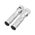 thumbnail image 1 of Baohd 2pcs/set Secure And Comfortable Aluminium Alloy Motorcycle ATV Footrests With Foldable Wide Silver+2pcs, 1 of 6