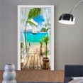 thumbnail image 4 of Redempat 2pcs/set Add Touch Of Elegance To Space With 3D Door Stickers Instantly Change Look Of Room PVC 3D Door Mural Sticker As Shown XL:95*215cm 1Set, 4 of 6