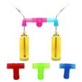 thumbnail image 4 of Decodeary Boire Boisson Tuba Peut Paille Acier Inoxydable Tuba Entonnoir Connecteur Bleu 1Set, 4 of 6