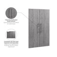 thumbnail image 4 of Bestar Canada Nebula Engineered Wood 2 Door Set for Closet Organizer in Gray, 4 of 6