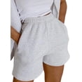 thumbnail image 1 of FOCUSNORM Women Solid Color Shorts, Adults Casual slant pocket pants, 1 of 5