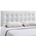 thumbnail image 3 of Modway Emily Tufted Button Headboard, Queen, White, 3 of 8