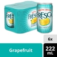 thumbnail image 1 of Boisson gazeuse Fresca Pamplemousse canettes, 222 mL, emballage de 6, 1 of 7