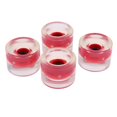 thumbnail image 1 of jinwen 4 Pcs Roues Longboard Lumineuses, Roues de Camion Patin de Nuit, 70 mm, 78 A, Rouge, 1 of 9