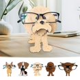 thumbnail image 2 of Dog-Shaped Tabletop Eyeglass Frame for Desktop Decor – 10.5 cm Wide Resin Animal Desk Accessory with Non-Slip Base, 2 of 5