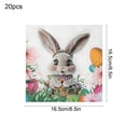 thumbnail image 3 of Tyidzon Animals-themed Easter Bunny Printed Paper Napkins Disposable Paper Towels For Parties And Restaurants Suitable For Easter Restaurant Decorations, 3 of 7