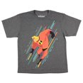 thumbnail image 1 of Disney Pixar The Incredibles Mr. Incredible In Action  Boys T-Shirt (Medium), 1 of 1