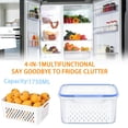 thumbnail image 5 of HCBY Airtight Food Container, Large-capacity yet Space-saving Fridge Organizer, Multi-size Optional Specification, Food-safe Material, Reusable Box for Meal Prep and Picnic Storage, 5 of 5