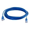 thumbnail image 1 of C2G Cat5e Snagless Unshielded (UTP) Slim Network Patch Cable CAT 5e - Câble de Raccordement - RJ-45 (m) à RJ-45 (m) - 10 Pieds - UTP - - Moulé, Sans Accroc - Bleu, 1 of 1