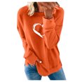 thumbnail image 1 of 2023 Chandail de Mode pour Femmes Rabais de 50 % Liquidation Mode Femmes Décontracté Imprimé Col Rond Manches Longues Blouse T-Shirt Chandail Hauts, 1 of 6
