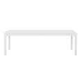 thumbnail image 4 of Fnova 78.7" Modern Computer Desk with Wood Desktop, Metal Frame Office Desk, White, 4 of 14