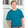 thumbnail image 2 of Hanes T-Shirt Classique à Col Rond en Coton pour Hommes Beefy-T, L, Acier Clair, 2 of 4
