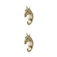 thumbnail image 2 of Wweixi Coat Hooks Easy To Install And Wide Application For Added In Daily Life golden(horse) 2Set, 2 of 6