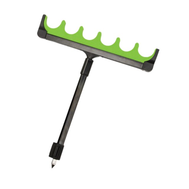 jinwen Fishing Rod Holder Fishing Pole Stake Bank Fishing Rod Rack for Ground Beach 6 Holes