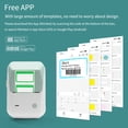 thumbnail image 3 of Niimbot Portable Bluetooth Thermal Label Printer NIIMBOT B1 - Price Tag Stickers for Commercial Use with 20-50mm Width, 48mm Effective Print Width, 203DPI Resolution, Includes 1 Roll of Thermal, 3 of 6