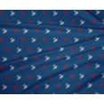 thumbnail image 4 of oneOone Polyester Lycra Fabric Hash Sign Kasuri Printed Fabric 1 Yard 56 Inch Wide, 4 of 4