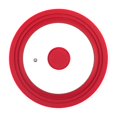 thumbnail image 4 of simhoa Glass Top Cover Tempered Silicone Replacement Pan Lid for Skillets Pots Pans Red 21cm, 4 of 8