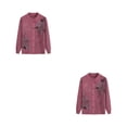 thumbnail image 1 of Youkk Middle-Aged And Elderly Sweater Exquisite Workmanship And Wide Application Warm Middle-aged Clothes pink 2Set, 1 of 6