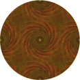 thumbnail image 1 of Ahgly Company Tapis d'Intérieur Lavable en Machine Carré Transitionnel Rouge Bordeaux, 3 Pieds Carré, 1 of 7
