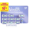 thumbnail image 2 of Gillette Venus Extra Smooth Contour Women’s Razor Blades, 5-Bladed Razor Refills, 2 of 13