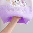 thumbnail image 4 of 2025 Enfants Filles Garçons Motif Col Rond Manches Longues Chandail Décontracté Tricoté Hauts 2-12 Ans Violet, 4 of 7