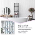 thumbnail image 2 of Walson Rideau de Douche Imperméable en Polyester Style Moderne Rideaux de Bain Imprimés Décoration Drapé pour Toilettes Type 2, 2 of 9