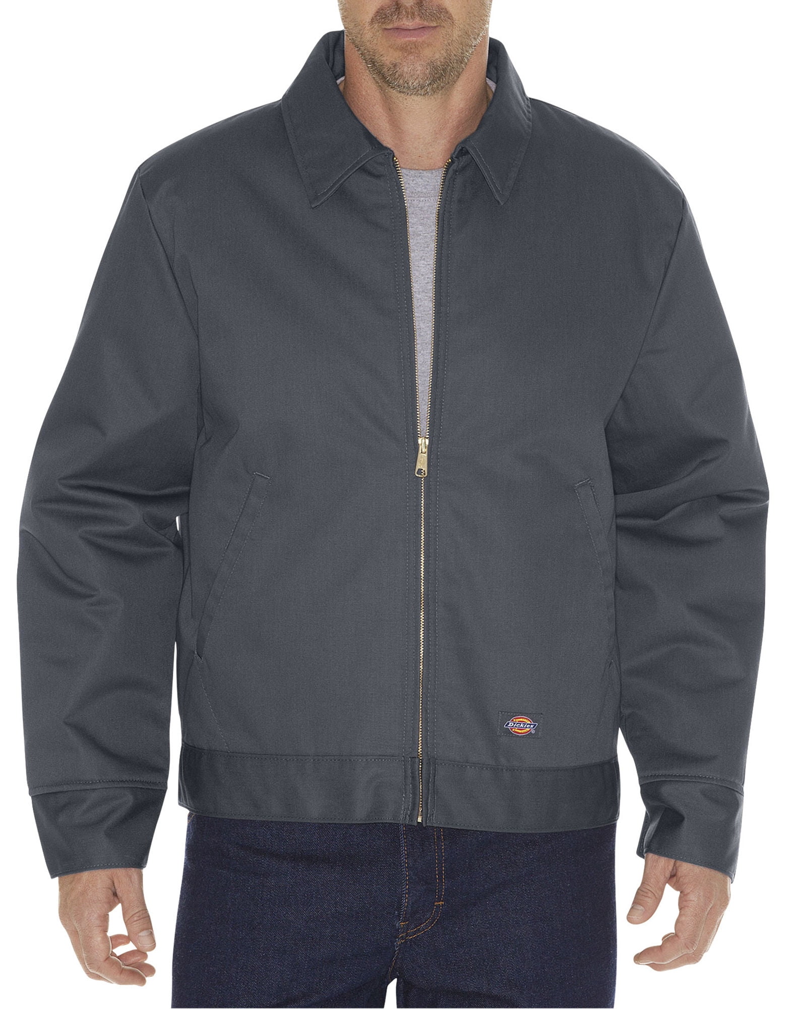 Dickies Mens Insulated Eisenhower Jacket, L Regular, Charcoal