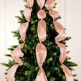 thumbnail image 2 of Christmas Ribbon – 4Cm (20M Total Length) Wide * 20M Long, 2 Inch Wide Satin Ribbon Perfect for Wedding Handmade Bows Craft Fabric Ribbon for Wrapping Bouquets Wedding Decoration（66Ft ）, Ribbon X1, 2 of 6