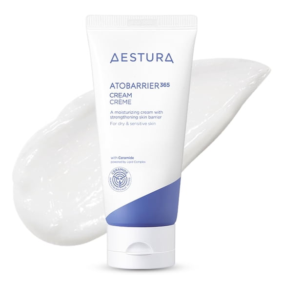 AESTURA ATOBARRIER365 Cream with Ceramides, Korean Face Moisturizer for Barrier Repair | 120H lasting Hydration, Ceramide Capsules, Dry & Sensitive Skin, Non-comedogenic, 80 ml