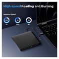 thumbnail image 2 of USB 3.0 Portable 3D BD-RW External Blu-ray Drive BD DVD CD Player Burner Reader, 2 of 5