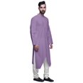 thumbnail image 3 of Atasi Cotton Long Kurta For Men Designer Clothing Button Down Solid Ethnic Kurtas, 3 of 4