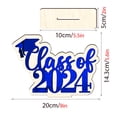 thumbnail image 3 of EGNMCR Room Decor, Home Decor 2024 Graduation Season Wooden Setup Holiday Home Decoration Wooden Sign Graduation Party Desktop Decoration Display items, 3 of 5
