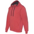 thumbnail image 3 of Fruit Of The Loom Mens Sofspun Hooded Sweatshirt, 2XL, Cardinal, 3 of 8