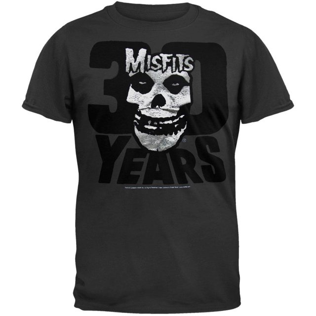 Misfits - 30th Anniversary Flock Foil T-Shirt