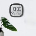 thumbnail image 4 of EGNMCR Halloween Ornaments LCD Screen Concise Clock Multifunctional Temperature Electronic Clock Humidity Electronic Clock Magnetic Suction Alarm Clock Slim Electronic Alarm Clock Alarm clock, 4 of 6