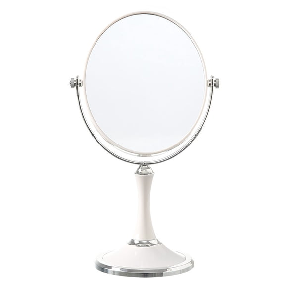 Birdeem Mirror Makeup Mirror Vanity Mirror Make Up Mirror Adjustable Normal Three Timesmagnification Double-Sided Makeup Mirror 360Rotation Folding Portable Desk Vanity Mirror with Stand Shower